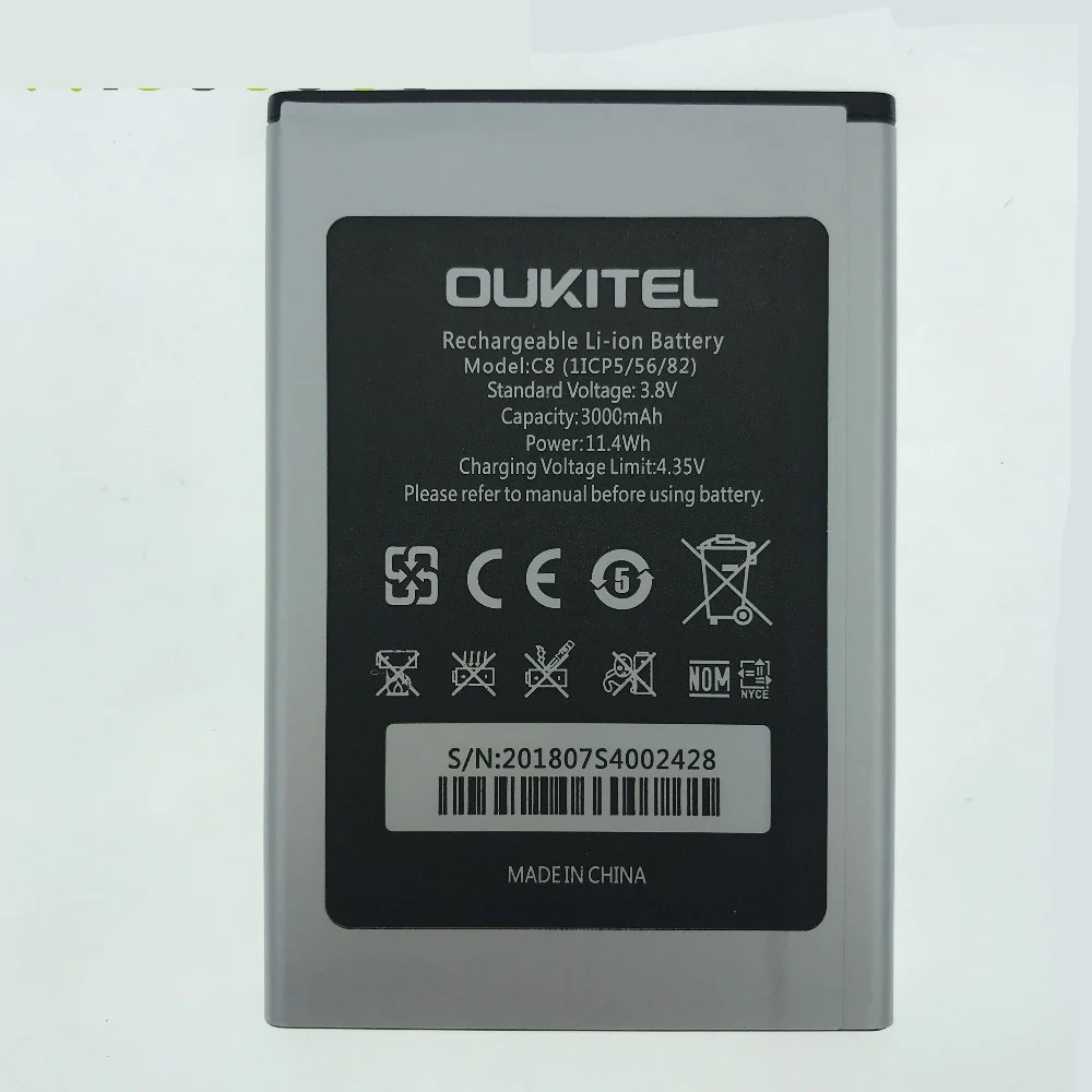 In Stock 100% NEW High Quality Battery For oukitel C8 Mobile Phone Replacement + Tracking Number In Stock 100% NEW High Quality Battery For oukitel C8 Mobile Phone Replacement + Tracking Number