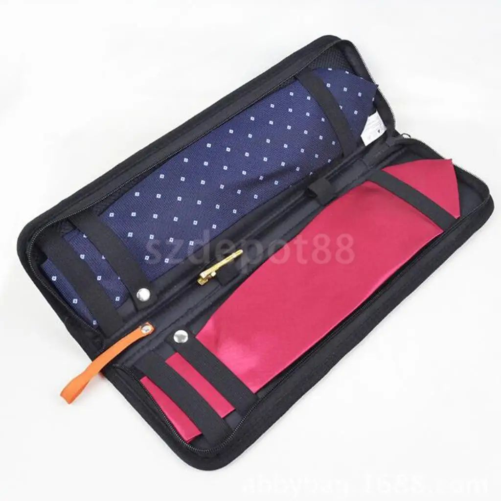 

Travel Tie Case Men Travel Necktie Box Travel Tie Case Tie Holder Storage