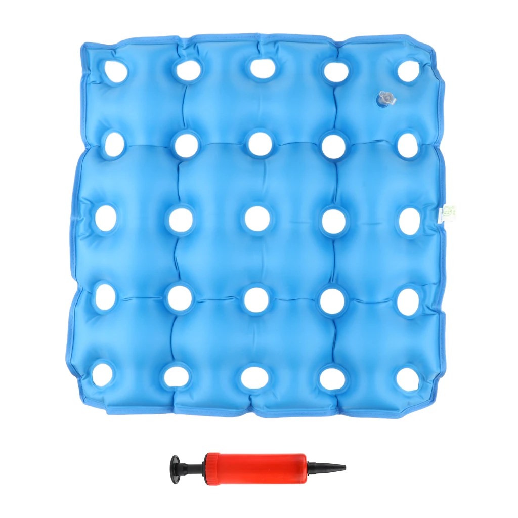 Inflatable Cushion Seat Chair Wheelchair Pillow Pad Orthopedic Support Pad for Tailbone Bed Sores Sciatica Pain Sore Relief