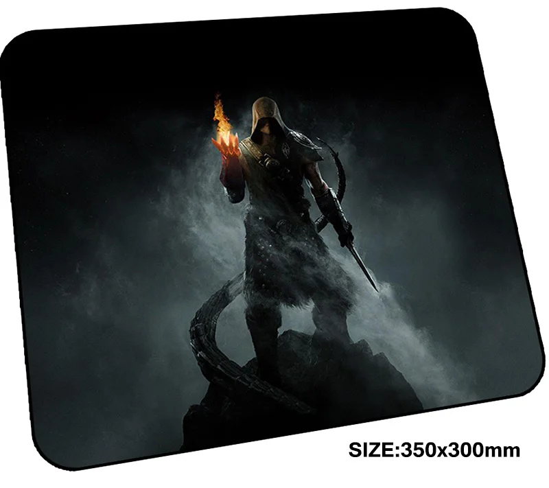 Игровой коврик для мыши skyrim 350x300x3 мм игровой аксессуары настольных компьютеров