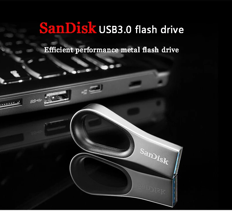 Двойной Флеш-накопитель SanDisk CZ93 USB флэш-накопитель 128 Гб 64 Гб USB 3,0 Шифрование флэш-накопитель металлический флеш-накопитель 130 МБ/с. флеш-накопитель запоминающее устройство U диск