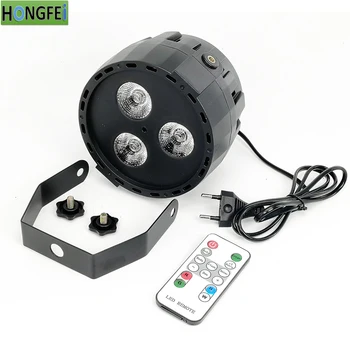 

LED Remote Control Par Light 3 led RGBW 4in1 DMX512 DJ par lamp