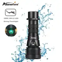 A lone fire DV43 LEDดำน้ำไฟฉายCREE L2ใต้น้ำ18650 26650ไฟฉายสว่างกันน้ำแสงไฟฉายLed