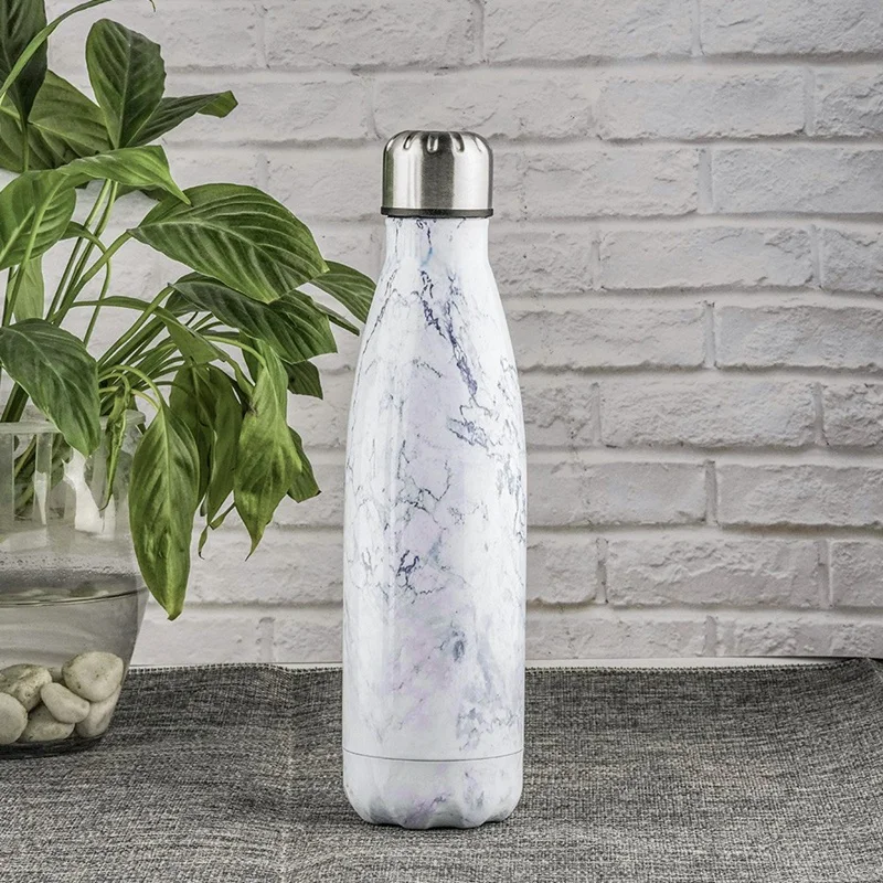 

Promotion Double Walled Vacuum Flask Insulated Stainless Steel Water Bottle Leak Proof Cola Shape Portable Water Bottle