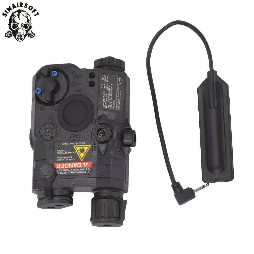 Paintball Airsoft Shooting LA PEQ15 Red Dot Tactical Light PEQ Red