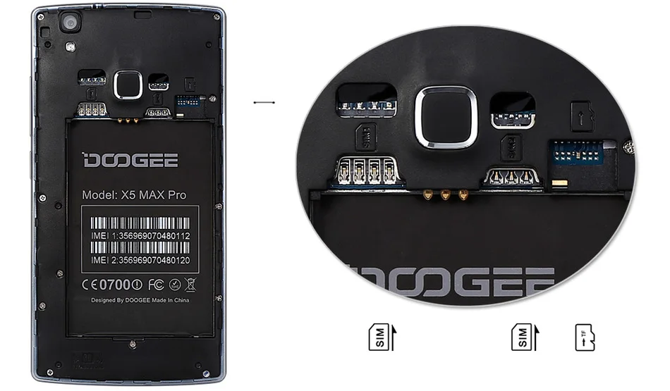 doogee Х5 максимум про 2 гб + 16 гб mtk6737 5.0 дюймов смартфон андроид 6.0 4000 мА 4 ядра отпечатков пальцев датчик doogee Х5 максимум про 2 гб + 16 гб mtk6737 5.0 дюймов смартфон андроид 6.0 4000 мА 4 ядра отпечатков пальцев датчик