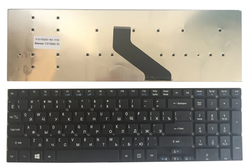 Новая русская клавиатура для acer Aspire E1-522 E1-522G e1-510 E1-530 E1-530G E1-572 E1-572G E1-731 E1-731G E1-771 E1-532 ноутбук RU