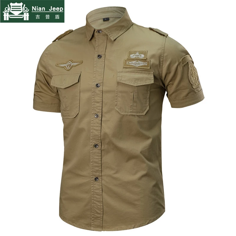 2020 New Summer Military Shirt Men Cotton Short Sleeve Casual Shirts Male Big Size M-6XL 101 Airborne Tactical Camisa Militar 2020 New Summer Military Shirt Men Cotton Short Sleeve Casual Shirts Male Big Size M-6XL 101 Airborne Tactical Camisa Militar