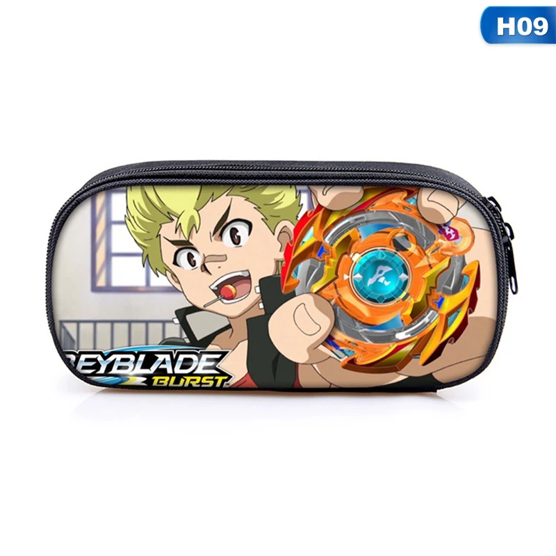 1 шт., аниме Beyblade Burst Evolution, сумки для карандашей с принтом, детские маленькие карандаши, детские школьные сумки для ручек - Цвет: 9