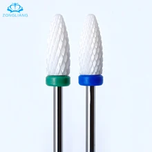 M Размер Электрический Маникюр Педикюр пламя белая керамическая пилка для ногтей сверла для ногтей Электрический маникюр педикюр инструмент для ногтей