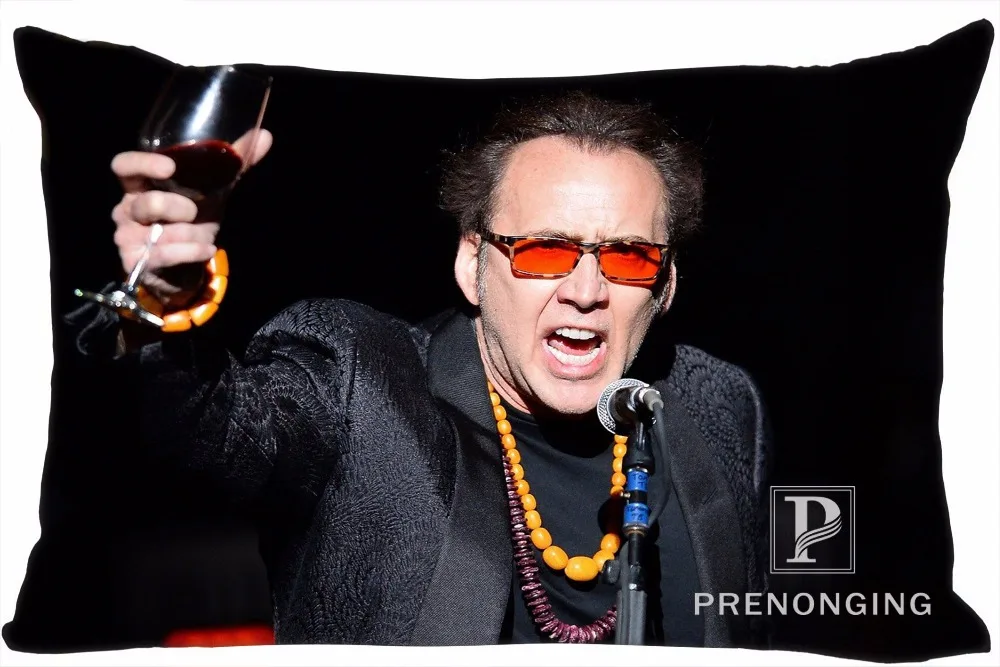 

Best Custom Pillow Case Nicolas Cage Rectangle Pillowcases zipper 35x45cm (One Side Print) @180117-33