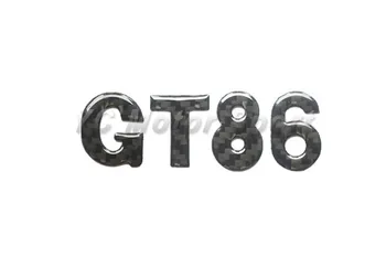 

Carbon Fiber DIY Car Stickers Decoration Standard Symbol Mark Logo Modified Alphanumeric Stickers GT86 Logo Fit For Toyota GT86