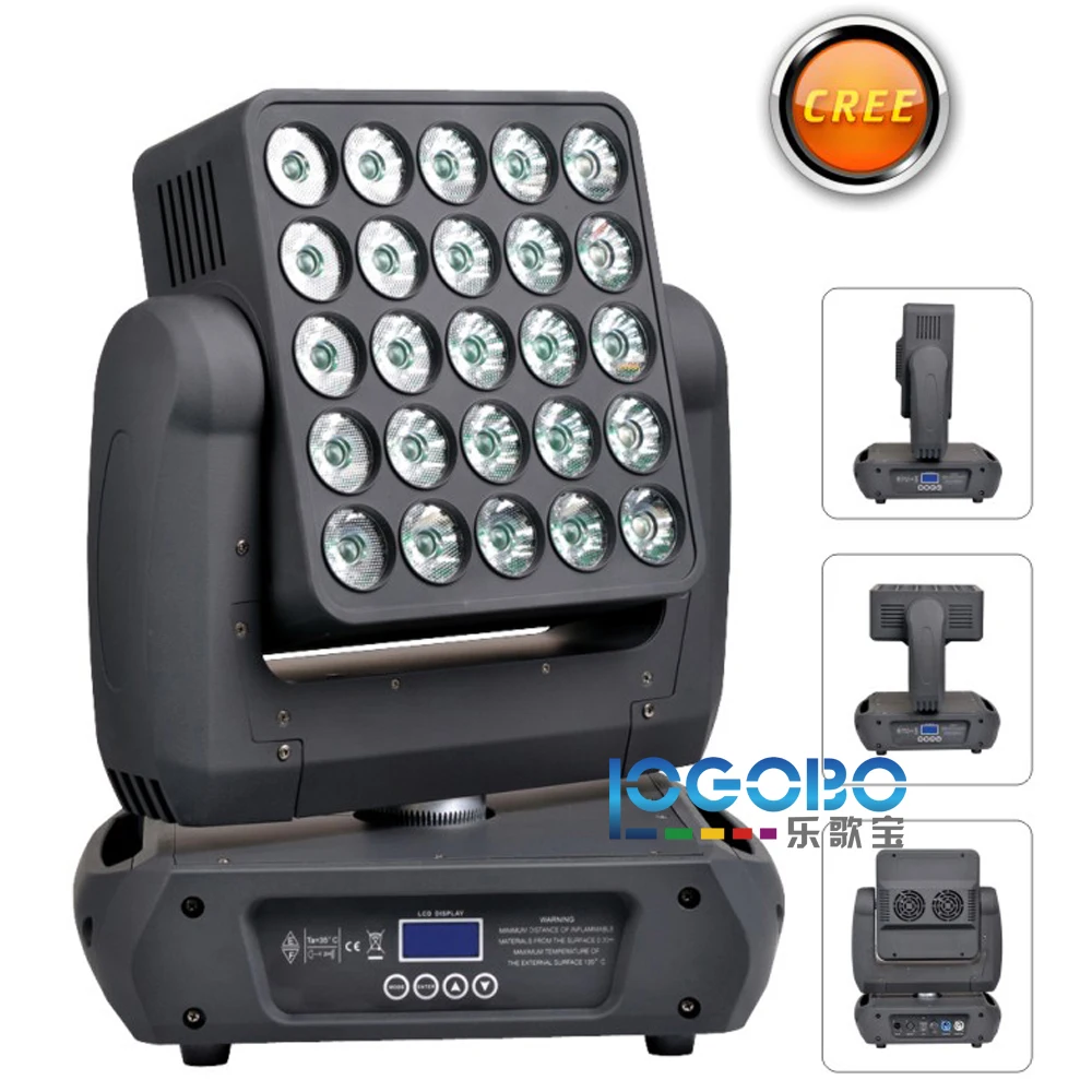 New RH-6825 5X5 12w Led matrix beam moving head-3