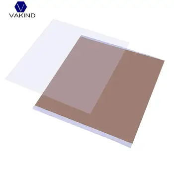 

300x300x0.5mm Transparent Clear PEI Sheet for 3D Printer with 468MP Adhesive Tape for Printing ABS and PLA