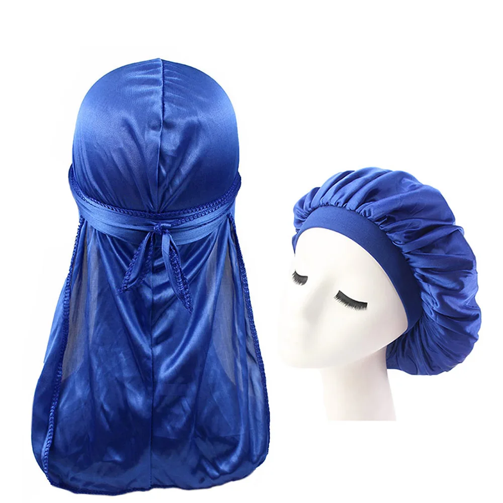 Headbands Durag Bonnet Set Custom Vendors Matching Silk Designer