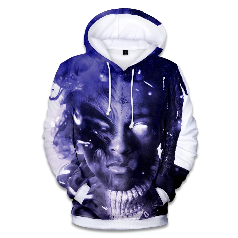 Aikooki Raper Xxxtentacion 3D hoodies Men/women With Hot Hip Hop Fashion 3D Print Men's Hoodies and Sweatshirt Xxxtentacion 4XL