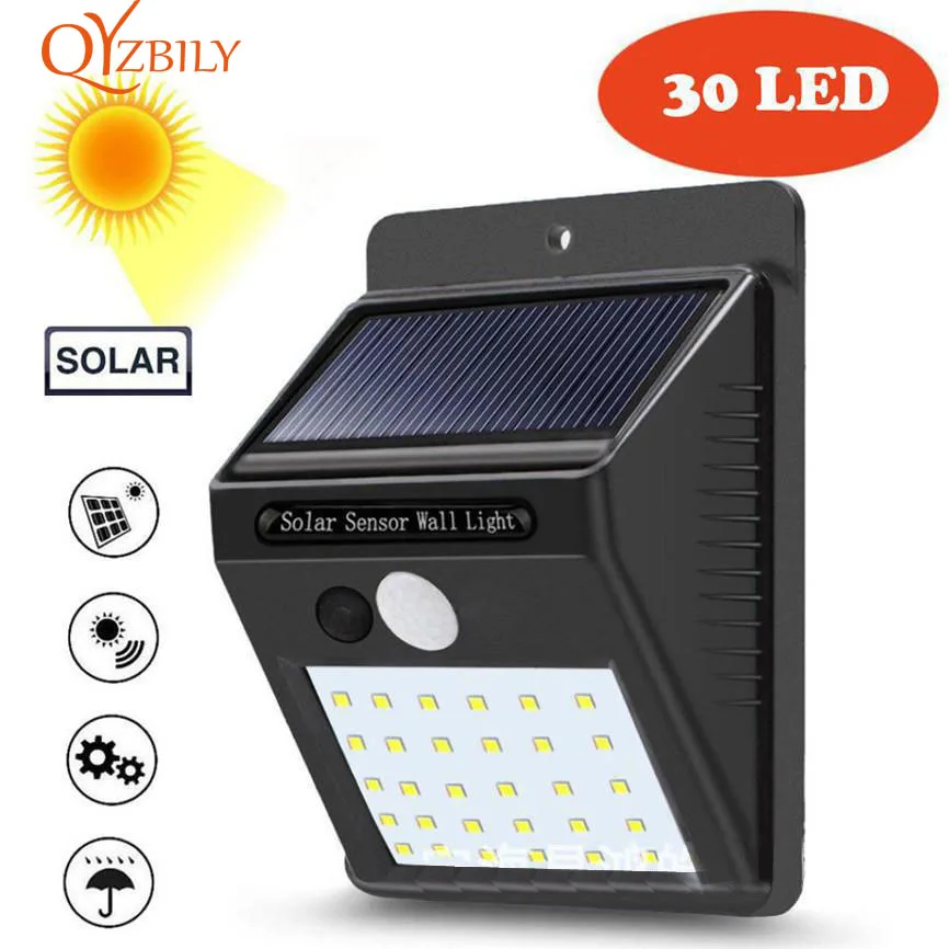 

Led solar light outdoor 20LED Motion Sensor Wall Light Outdoor Waterproof post light EnergySaving Path Home Garden Security Lamp