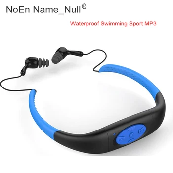 

4G 8G MP3 Player Mini Music Underwater Sports IPX8 Waterproof Neckband Swimming Diving with FM Radio Earphone Stereo Headphone