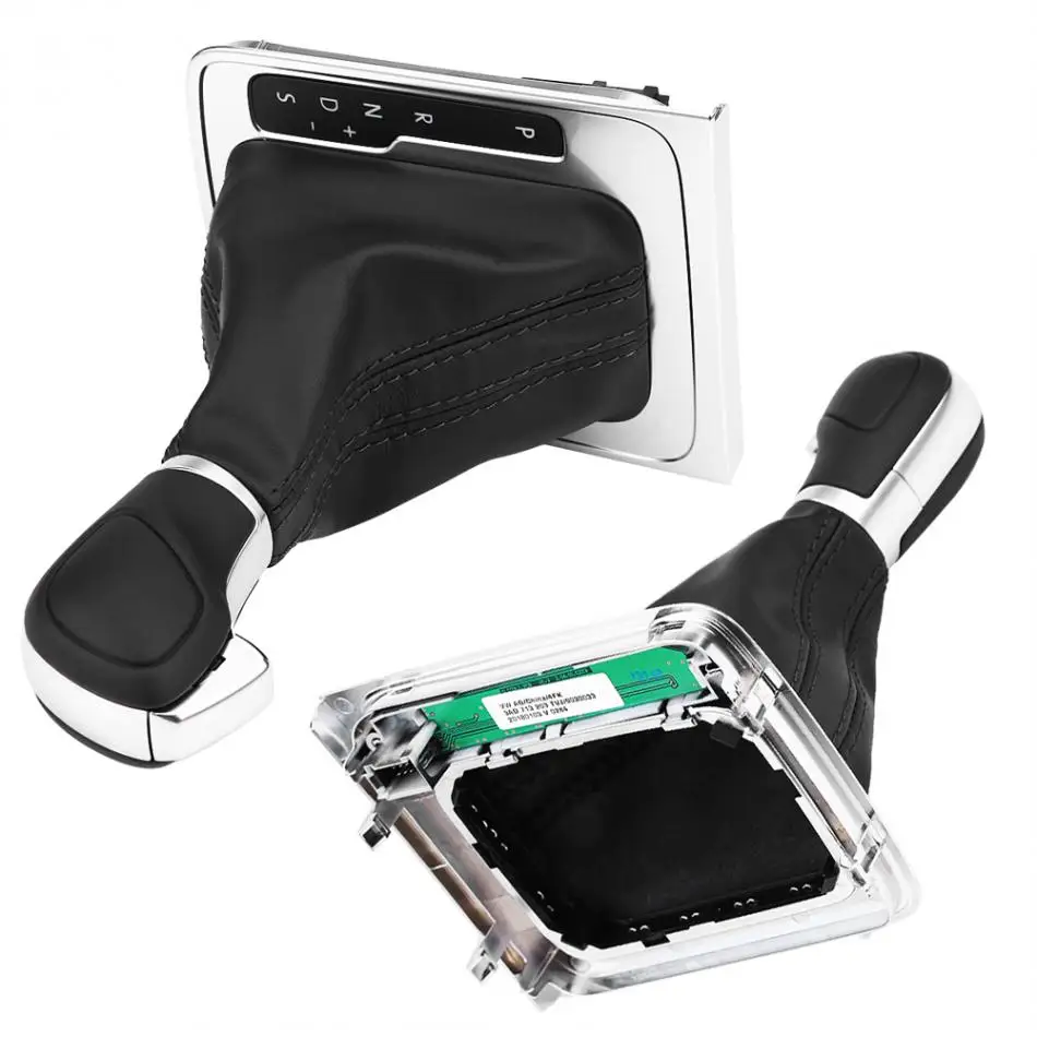 Leather Gear Shift Stick Knob Dust proof Cover Gaiter Boot Cover for