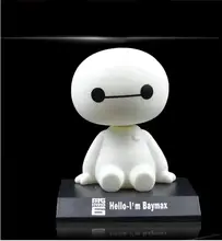 2018 NEW NEW Hero 6 Baymax Toy Model Model Dolls figma 12cm Lovely Cute Automobile Head Shaking Action Action ՆՎԵՐ