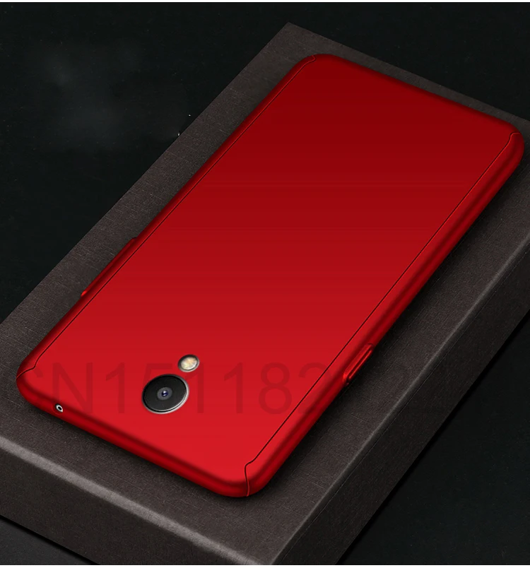 360 Full Case For Meizu Pro 7 Cases Hard PC Degree For Meizu  M6 Note M6 M5 Note  M6s Cover + Tempered Glass A9