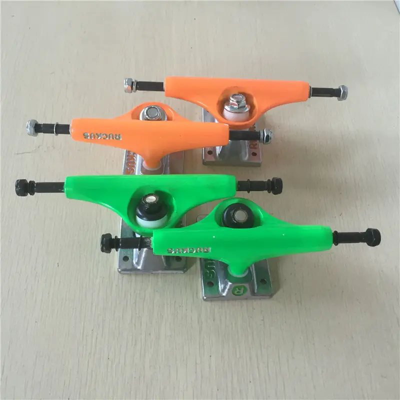 

2Pcs Quality 5.0" Rocus Skate board Truck designed WITH pure color for pro skateboard deck best skateboard part and best price