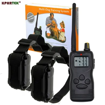 

Remote Electric Dog Collar Pet Training System 100lv Lcd Display 3 Group Memory For Each Collar IP65 Waterproof SN200115KP
