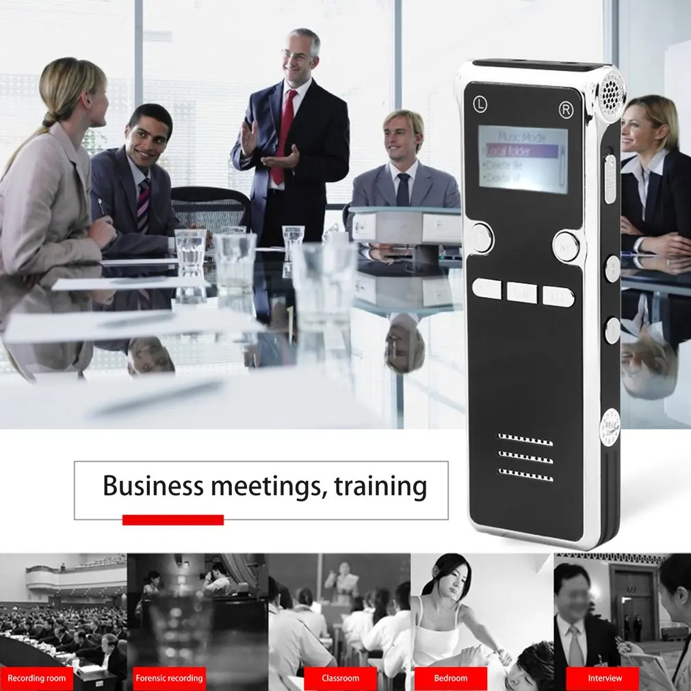 SK-303 Multifunctional USB Digital Voice Recorder MP3 Music Player High Fidelity Recording Device with Line & Earphone Hole