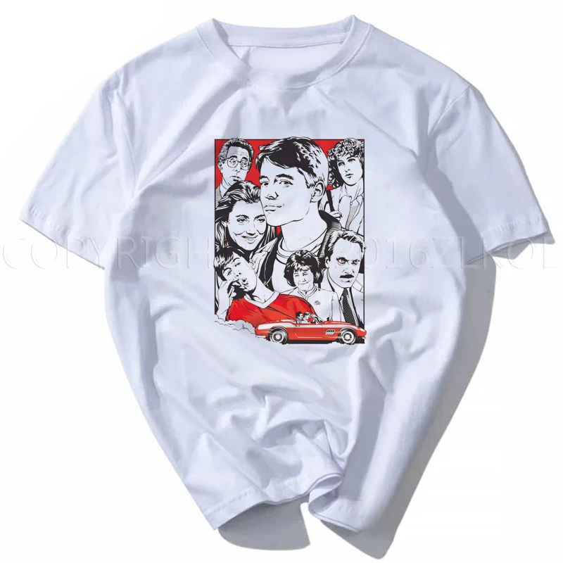 

2018 t shirt Ferris Bueller save ferris, 80s movie, comedy, Graphic Tee Shirt Unisex fashion women men short sleeve funny shirt