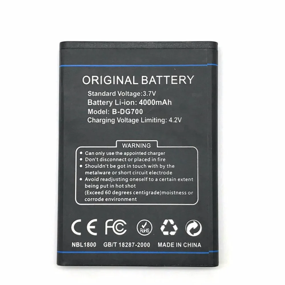 

New B-DG700 B DG700 BDG700 3600mAh Battery For Doogee TITANS2 DG700 cell phone + Track Code