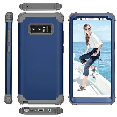 For Samsung Galaxy Note8 Case For Note8 Luxury Armor Silicone Rubber Shockproof Hard Cover Case For Samsung Galaxy Note8 Case (18)