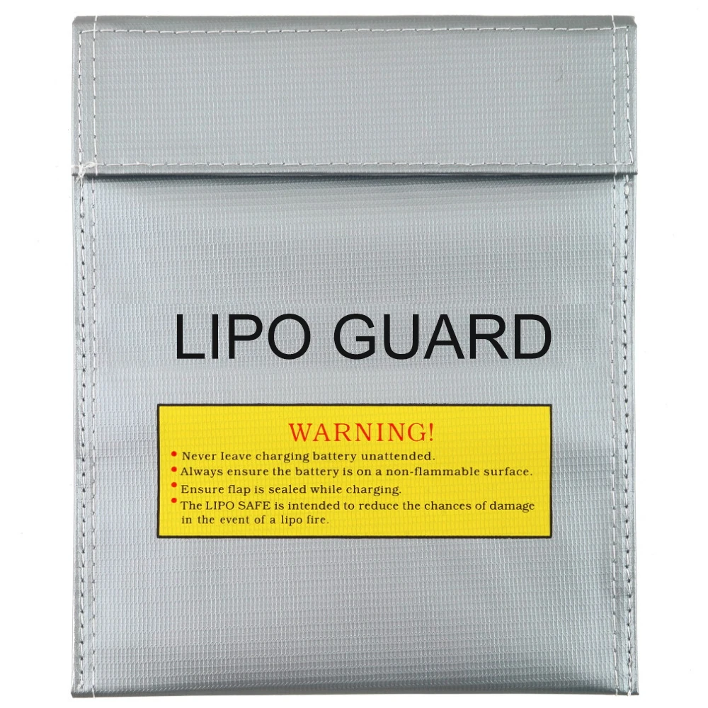 

Newest 1Pc Fireproof RC LiPo Battery Safety Bag Guard Charge Bag Sack 180 X 230 mm