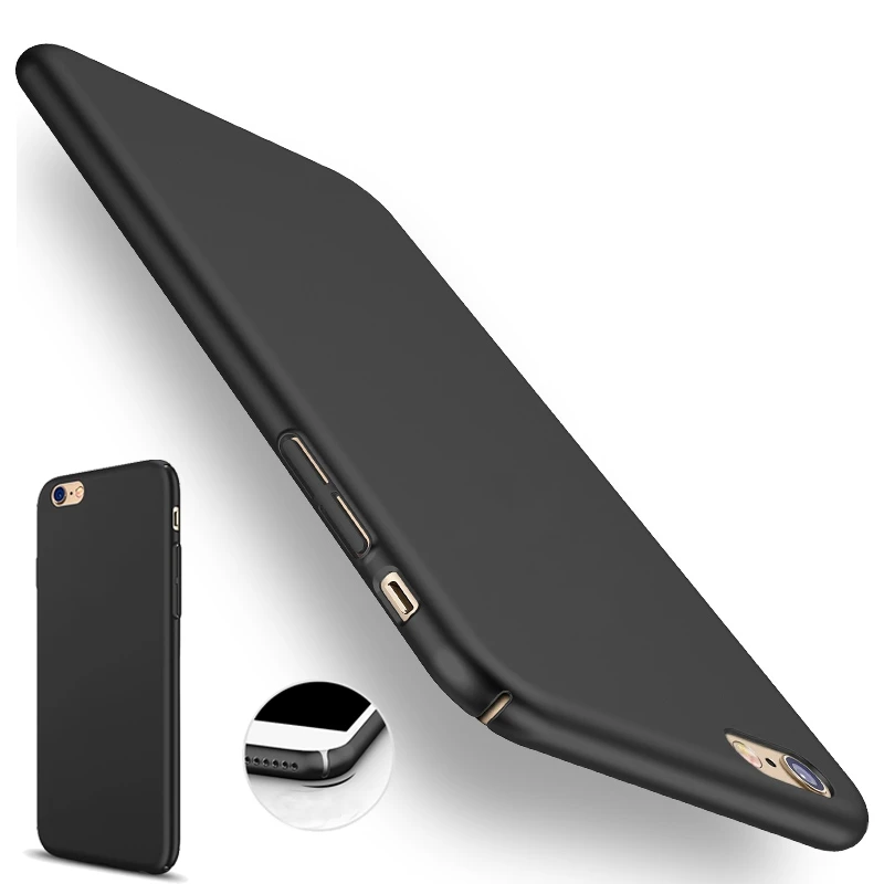 

for iphone 7 plus iphone7 Case Luxury Durable Casual Thin Shockproof Slim Armor Phone Cover for iphone 6 6s Plus Black Gold