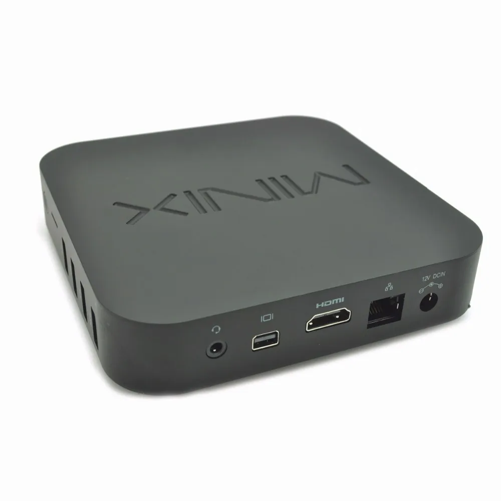 Wechip Minix NEO Z83-4 Smart tv Box Gigabit 802.11AC двухдиапазонный wifi BT4.2 4G+ 32G официальный Windows10 Вишневый безвентиляторный Atom tv Box