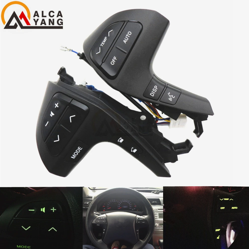 Buttons Bluetooth Phone For Toyota HIGHLANDER 84250-0E120 Wheel Audio Control Button 84250-0E220 84250-0K020