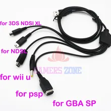 USB зарядный кабель шнуры для nintendo NDSL/NDS NDSi XL 3DS/psp/WII U GBA SP кабели для зарядки