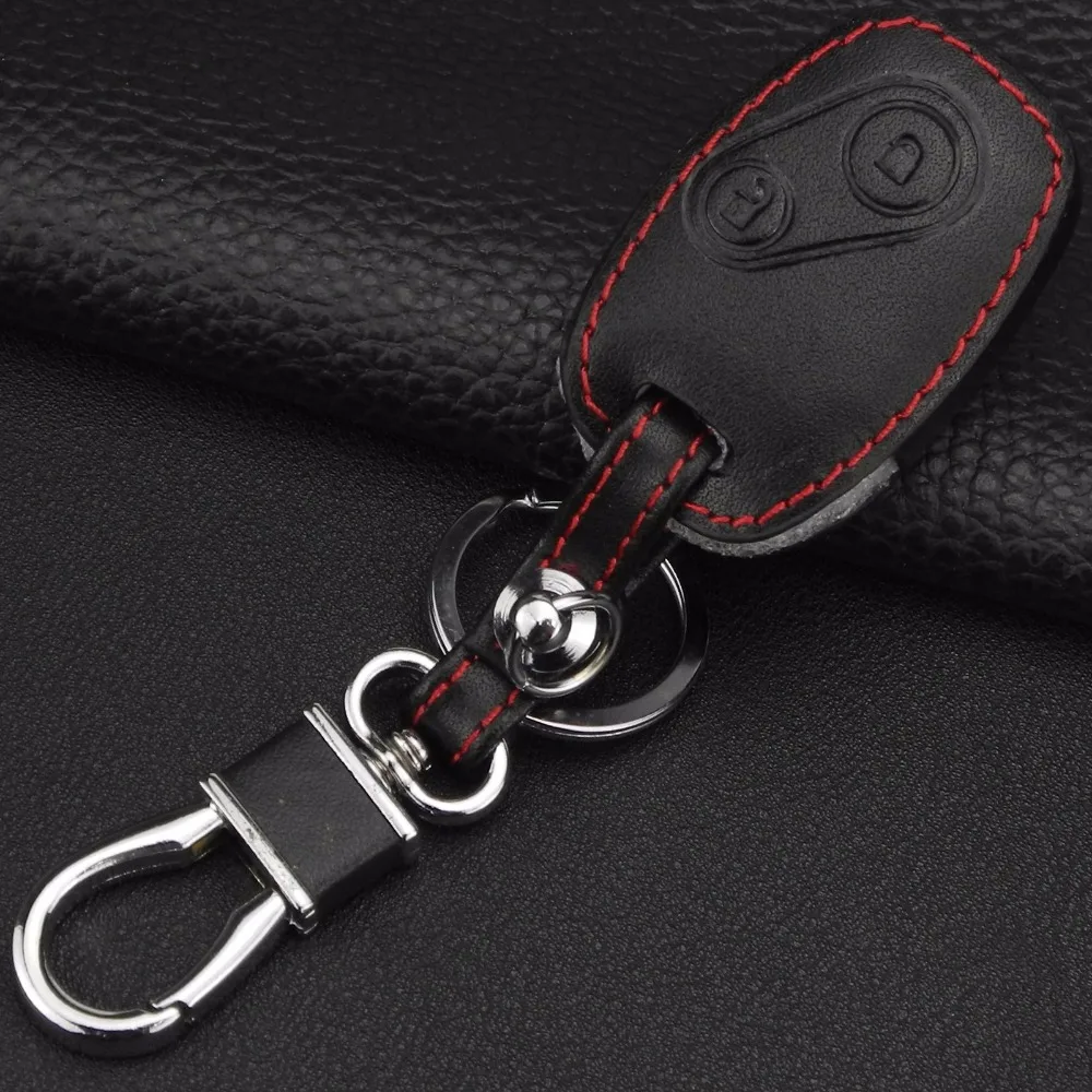 Кожаный чехол для брелка jingyuqin с двумя кнопками Honda Civic Fit Freed StepWGN|2 button|honda civic casekey