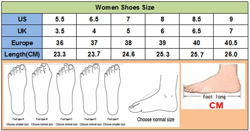 Italian Women S Shoe Size Chart