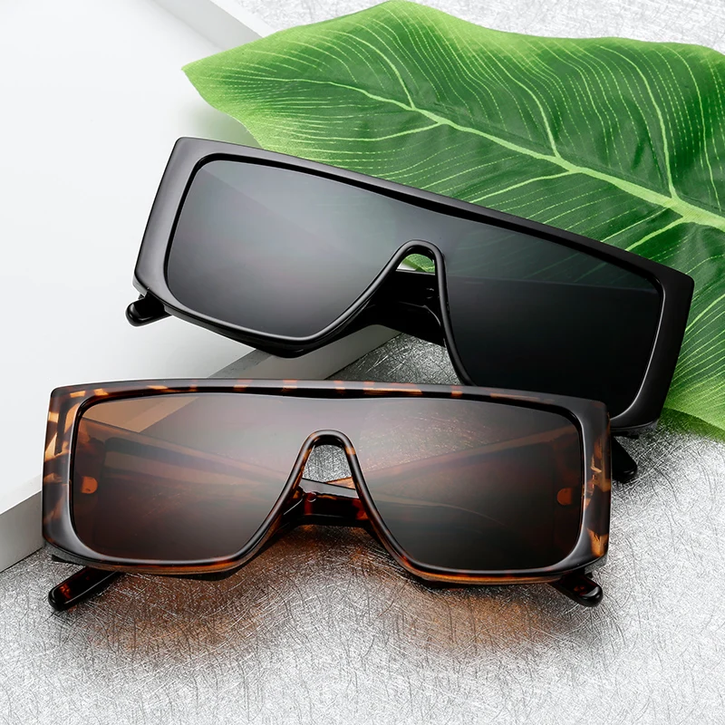 Большие солнцезащитные очки для женщин и мужчин, роскошные брендовые дизайнерские Винтажные Солнцезащитные очки в стиле панк, женские мужские черные очки с большой оправой UV400