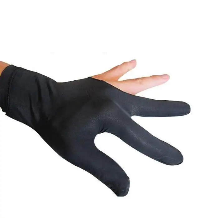 Бильярдные три пальца перчатки высокая эластичность Тонкий кий снукер прочный унисекс аксессуар EDF88