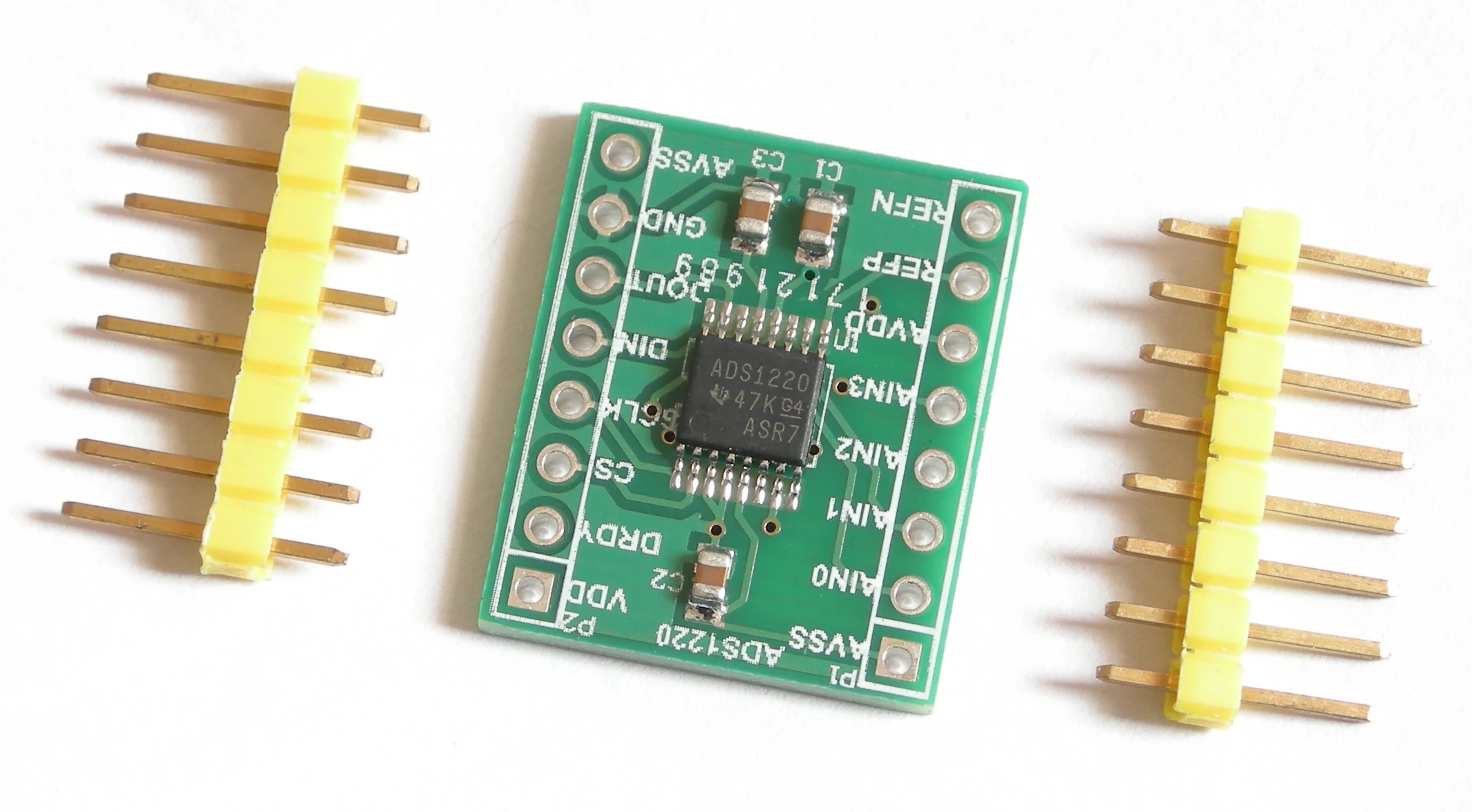 

ADS1220 Module 24bit Precision ADC Comes with Precision Reference.