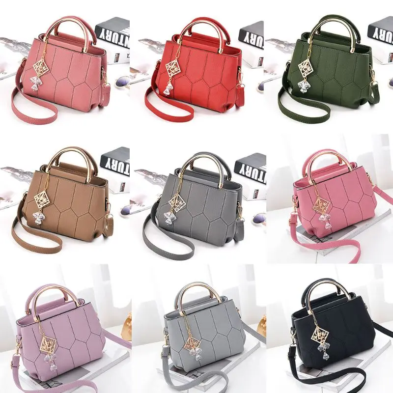 

NoEnName_Null High Quality Leather Women Lady Leather Handbag Shoulder Bags Tote Purse Messenger Satchel Top Handle Bags