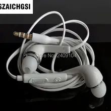 Szaichgsi вкладыши J5 Наушники W/объем Дистанционное управление MIC плоский кабель для Samsung Galaxy S4 i9500 S3 i9300 300 шт./лот