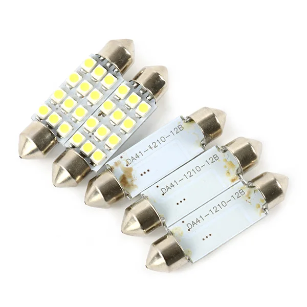 5 шт. 12SMD дневные ходовые огни 12 V Белый светодиодный авто освещение для чтения в машине Автомобильный свет-излучающие номерного знака небольшой лампы противотуманных фар