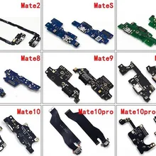 USB порт зарядное устройство док разъем гибкий кабель для huawei mate 2 S 7 8 9 9Pro 10 Pro плата с зарядным портом+ микрофонный модуль