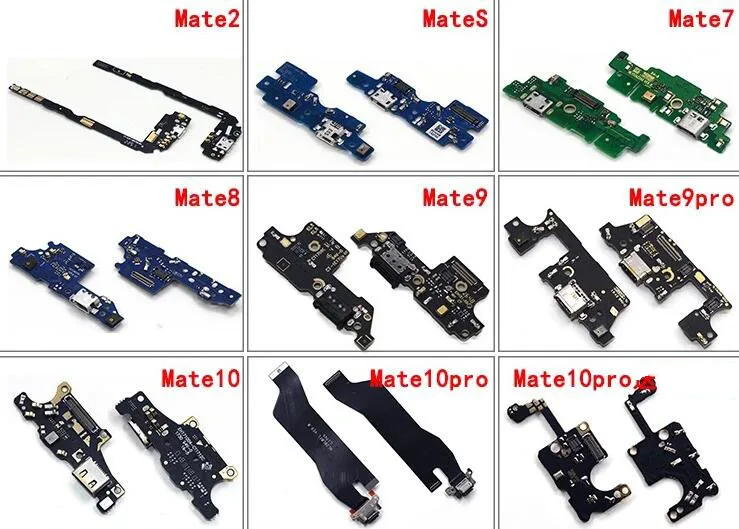 

USB Port Charger Dock Plug Connector Flex Cable For Huawei Mate 2 S 7 8 9 9Pro 10 Pro Charging Port Board+Microphone Module