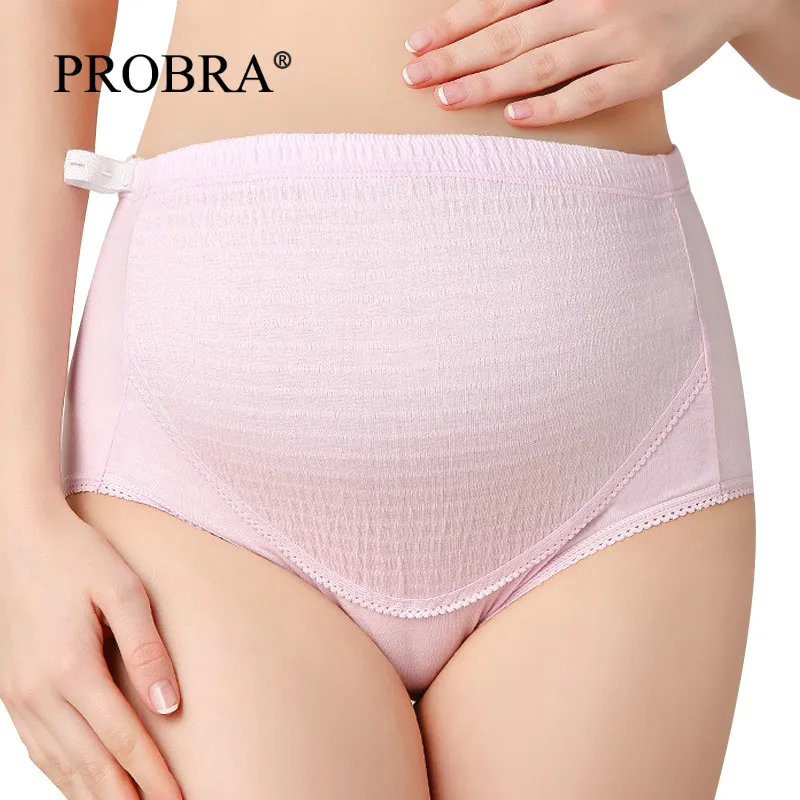 

Quality Women's High Waist Underwear 100% Cotton 100% cotton Belly Bands Support Loose Panties Breathable Pregnancy for Nursing