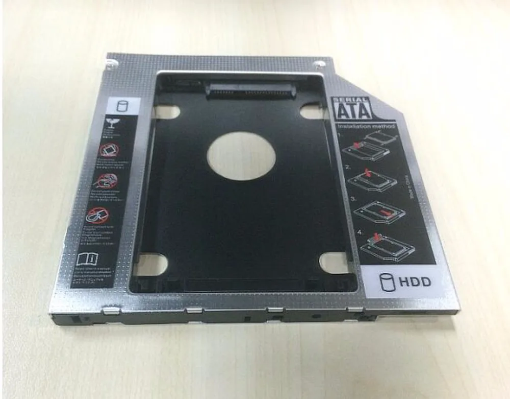 2nd Hard Drive HDD SSD Case Caddy Adapter for Acer Aspire E15 E5 575G E14 E5 411G E5 771G UJ8E2Q