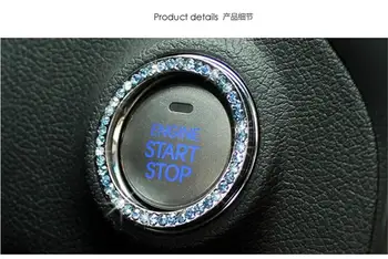 

Car ignition switch decoration stickers For Mercedes . Benz W203 W204 W205 W211 Cadillac ATS SRX CTS For Lexus RX300 Accessories