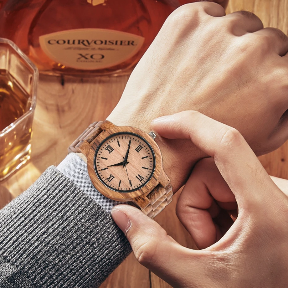 YISUYA Wood Bamboo Watch Men Handmade Full Wooden Creative Quartz Sports Watches 2018 Top Dress Fashion Clock Christmas Gifts (5)